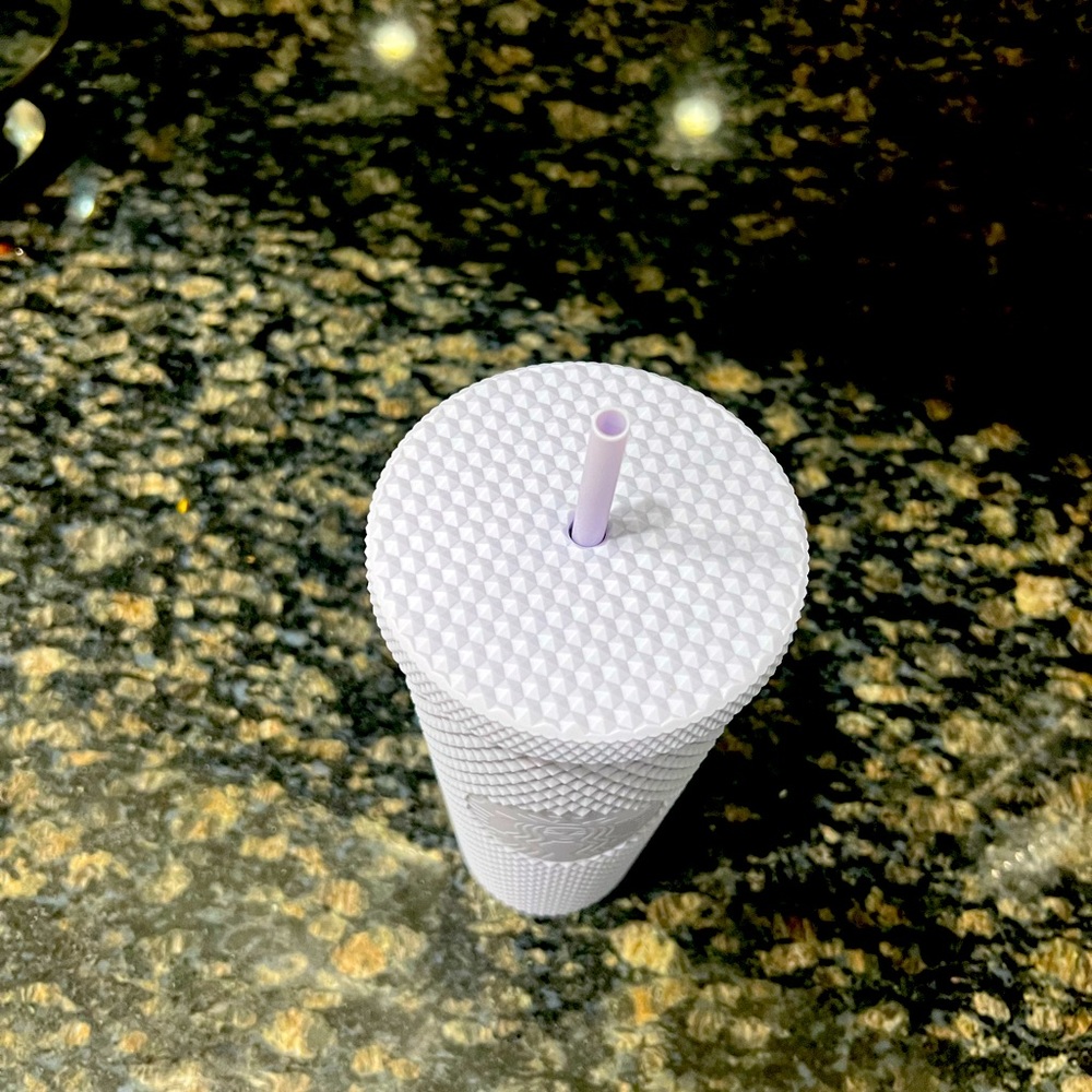 NEW Starbucks Holiday 2021 lilac Studded Matte Tumbler